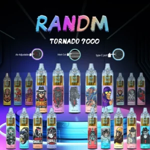 Depozitul European Fumot RandM Tornado 7000 Puff-uri Nicotină Scăzută Cumpărați Vape Pen Reîncărcabil de Unică Folosință Autentic Original