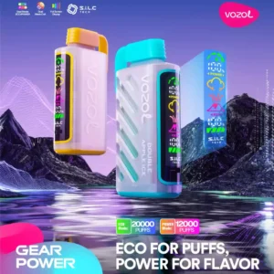 Depozitul European Vozol Gear Power 20000 Puffs Nicotină Scăzută Cumpărați Vape Pen Reîncărcabil Monousor Original Autentic